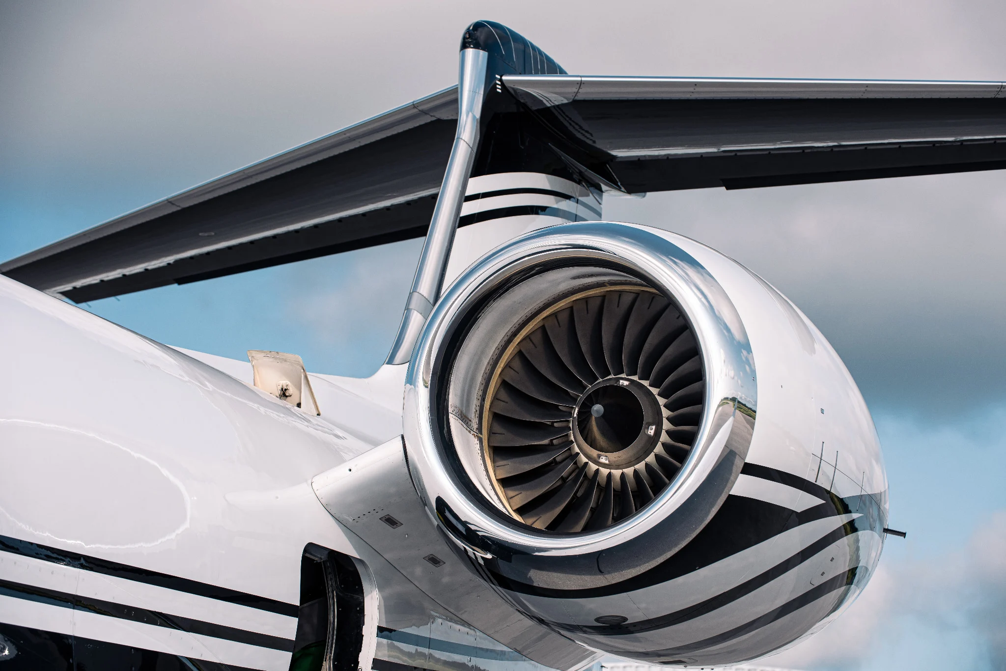 Business jet technical detail supporting aircraft parts sourcing and documentation-aware procurement.
